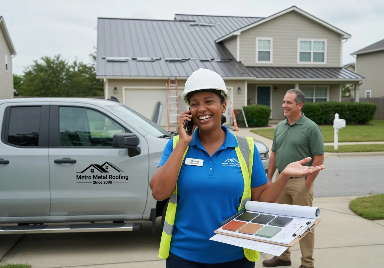 Storm Damage Metal Roof Repair in East Wilton, ME